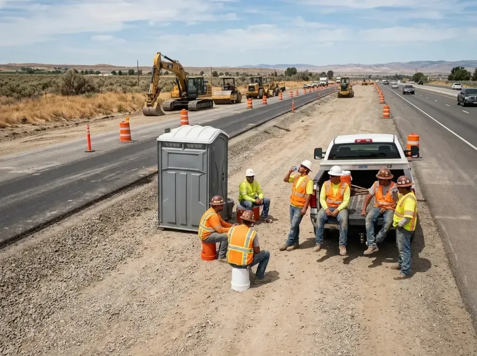 highway-road-construction-crew-007 — frequently asked questions, Porta Potty and Restroom Rentals in Hopewell, VA